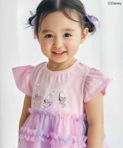 日本童裝 apres les cours x Disney ALICE in WONDERLAND 生蠔BB網紗連身裙 80-130cm 女童款 初生嬰兒 夏季 DRESSES