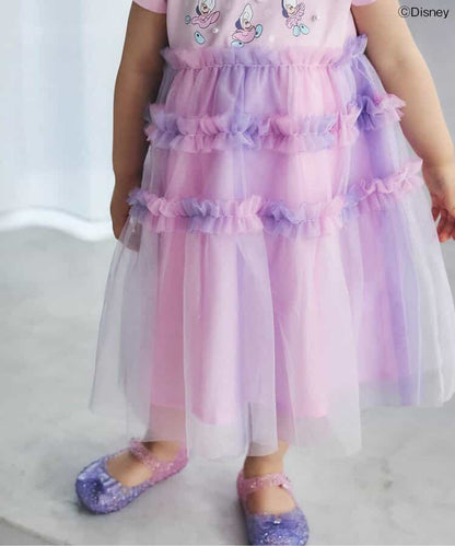 日本童裝 apres les cours x Disney ALICE in WONDERLAND 生蠔BB網紗連身裙 80-130cm 女童款 初生嬰兒 夏季 DRESSES