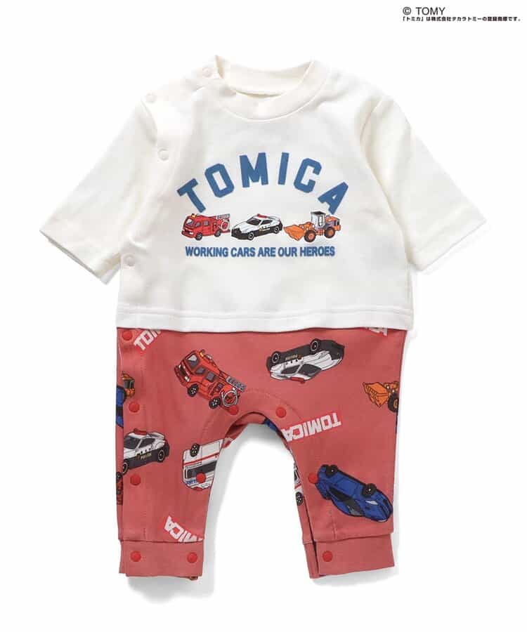 日本童裝 BREEZE  x TOMICA 連衣 60-80cm 男童款 初生嬰兒 春季 Jumpsuit