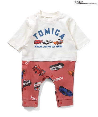 日本童裝 BREEZE  x TOMICA 連衣 60-80cm 男童款 初生嬰兒 春季 Jumpsuit