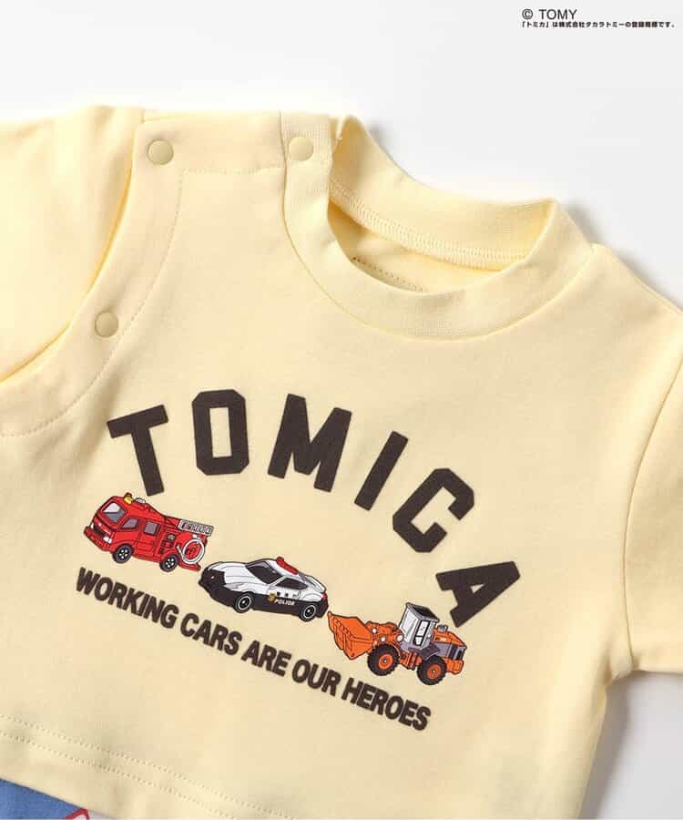 日本童裝 BREEZE  x TOMICA 連衣 60-80cm 男童款 初生嬰兒 春季 Jumpsuit
