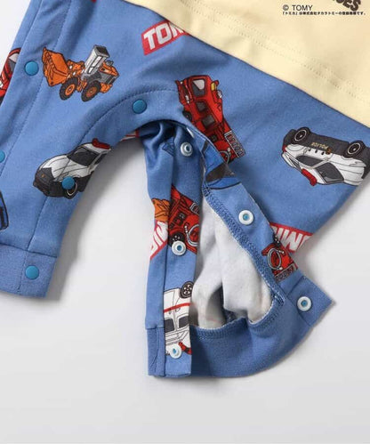 日本童裝 BREEZE  x TOMICA 連衣 60-80cm 男童款 初生嬰兒 春季 Jumpsuit