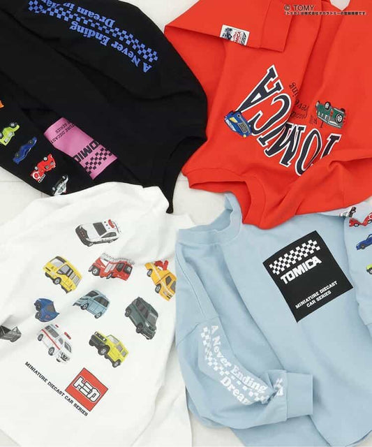 日本童裝 BREEZE  x TOMICA 印花上衣 80-130cm 男童款 初生嬰兒 春季 TOPS