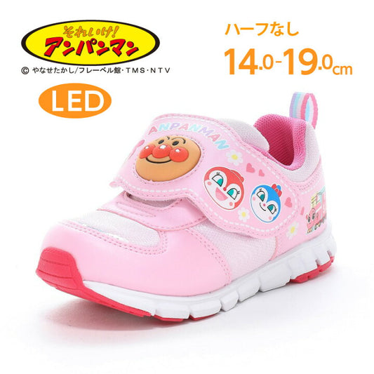 日本直送 moonstar x 麵包超人 LED閃燈 抗菌防臭 健康機能兒童鞋 14-19cm 2026年春新作 鞋系列