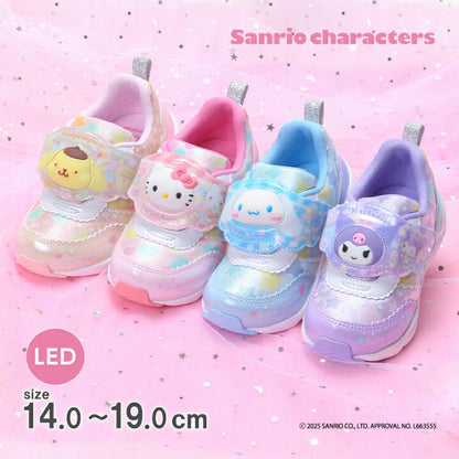 日本直送 moonstar x Sanrio LED閃燈 抗菌防臭 健康機能兒童鞋 14-19cm 2026年春新作 鞋系列