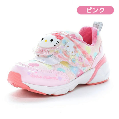 日本直送 moonstar x Sanrio LED閃燈 抗菌防臭 健康機能兒童鞋 14-19cm 2026年春新作 鞋系列
