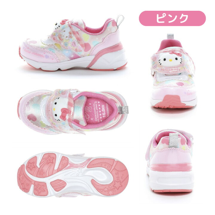 日本直送 moonstar x Sanrio LED閃燈 抗菌防臭 健康機能兒童鞋 14-19cm 2026年春新作 鞋系列