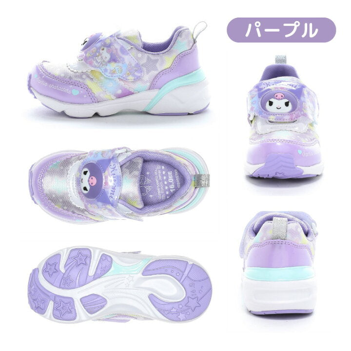 日本直送 moonstar x Sanrio LED閃燈 抗菌防臭 健康機能兒童鞋 14-19cm 2026年春新作 鞋系列