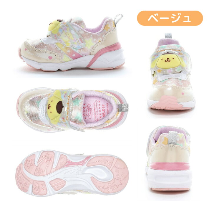 日本直送 moonstar x Sanrio LED閃燈 抗菌防臭 健康機能兒童鞋 14-19cm 2026年春新作 鞋系列