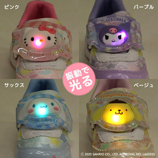 Moonstar x Sanrio antibacterial, odor-resistant, and wear-resistant soles for healthy-looking children's shoes (14-19cm) - direct from Japan. Girls' shoe collection.