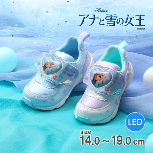 日本直送 moonstar x Disney LED閃燈 抗菌防臭 健康機能兒童鞋 14-19cm 2026年春新作 鞋系列