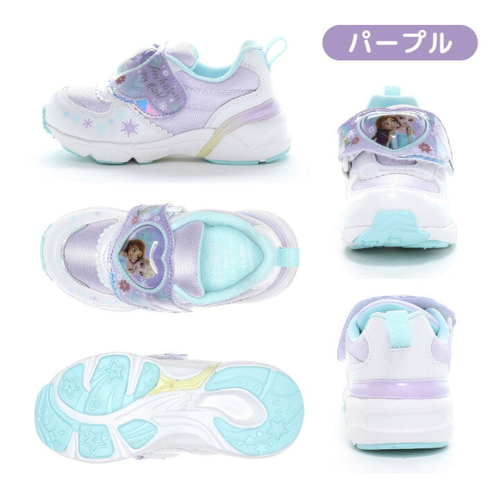 日本直送 moonstar x Disney LED閃燈 抗菌防臭 健康機能兒童鞋 14-19cm 2026年春新作 鞋系列