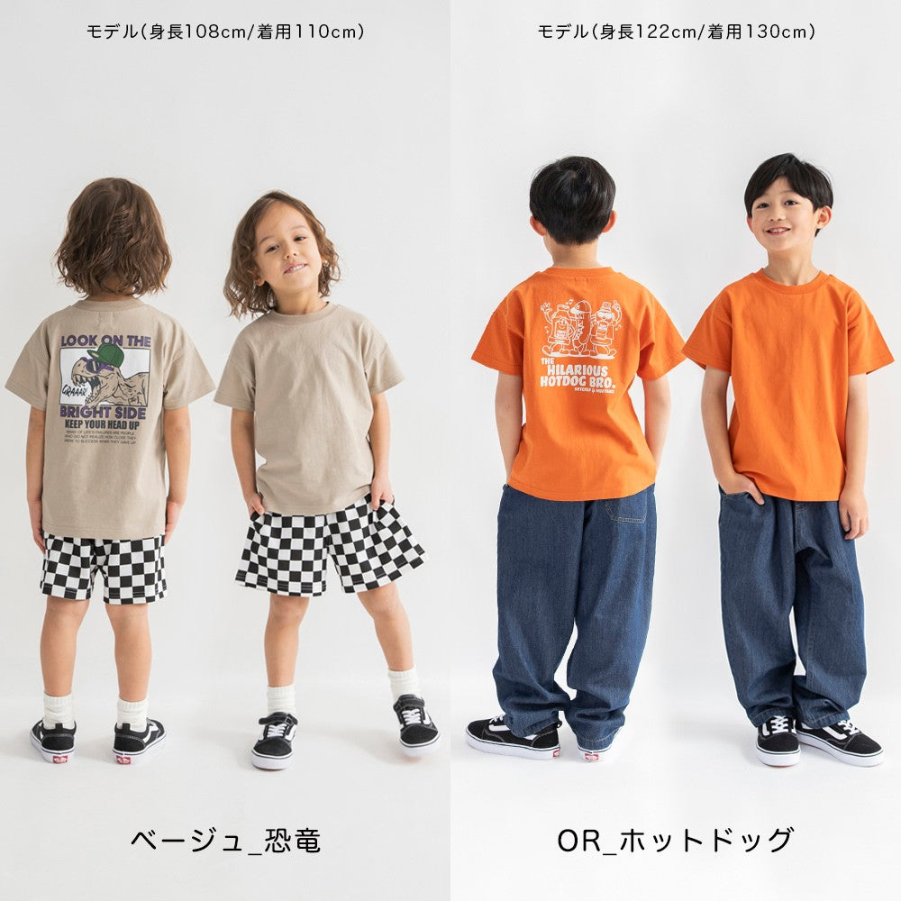 日本童裝 Branshes 印花短袖上衣 100-160cm 男童款/女童款 夏季 TOPS