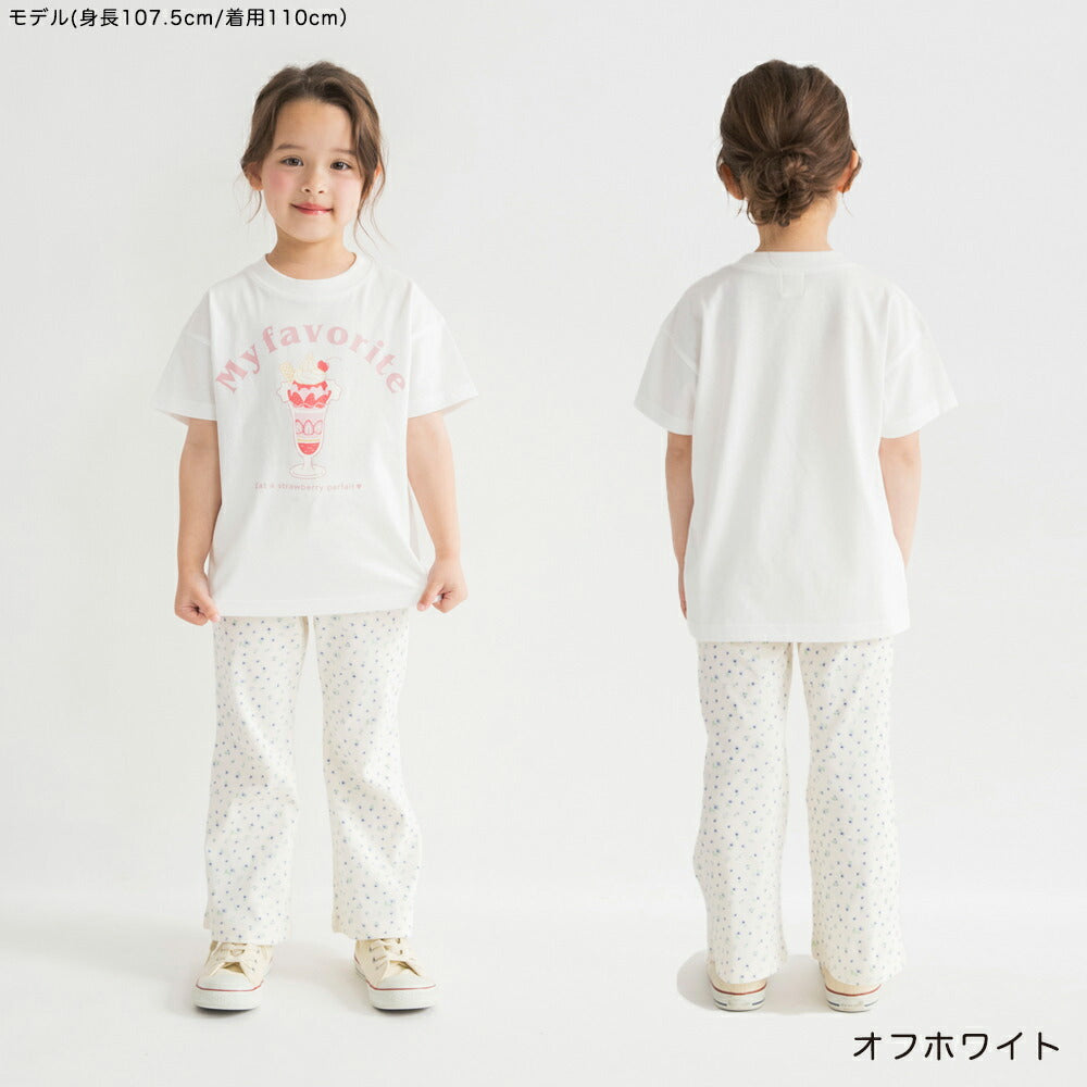 日本童裝 Branshes 印花短袖上衣 100-160cm 女童款 夏季 TOPS