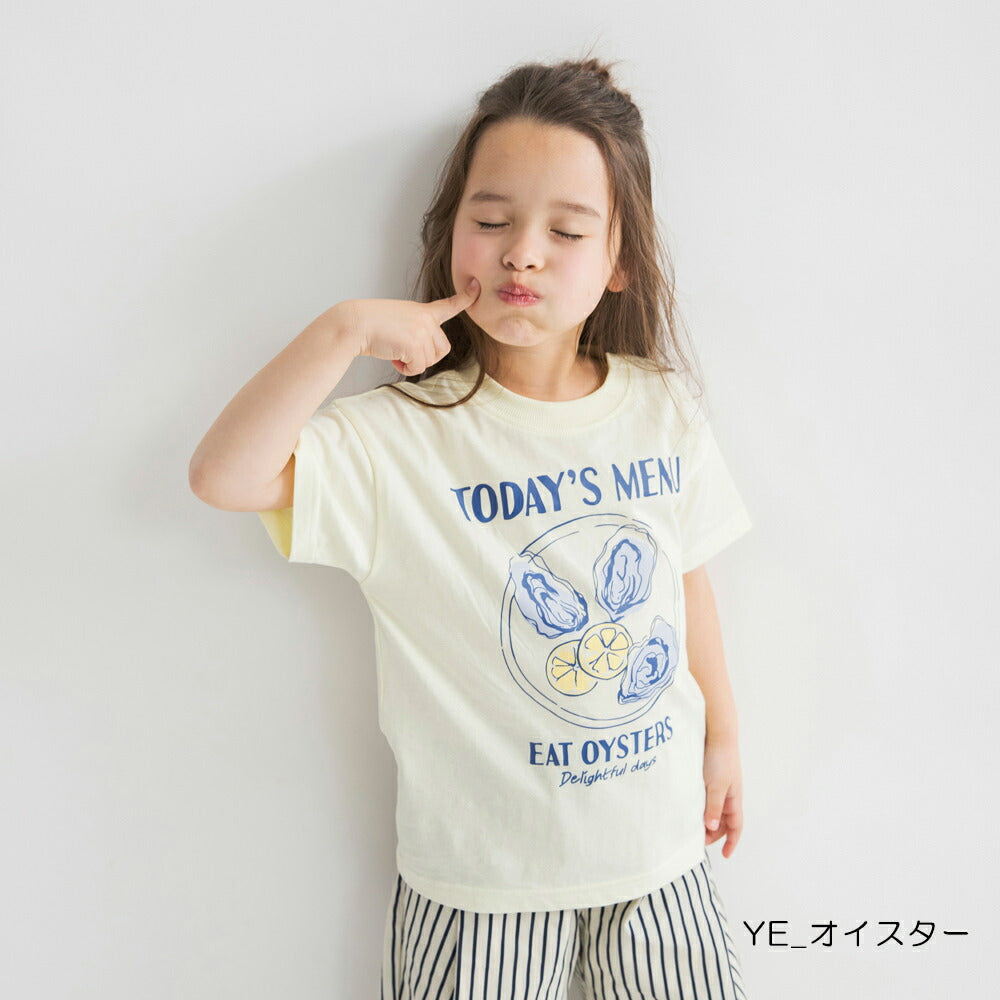 日本童裝 Branshes 印花短袖上衣 100-160cm 女童款 夏季 TOPS
