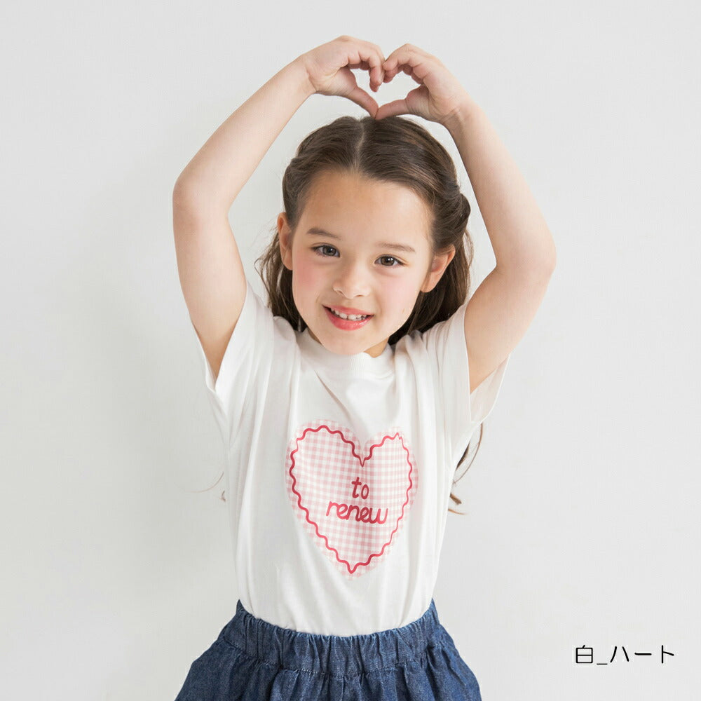 日本童裝 Branshes 印花短袖上衣 100-160cm 女童款 夏季 TOPS
