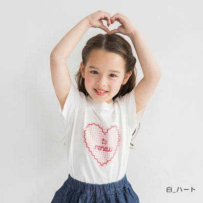 日本童裝 Branshes 印花短袖上衣 100-160cm 女童款 夏季 TOPS