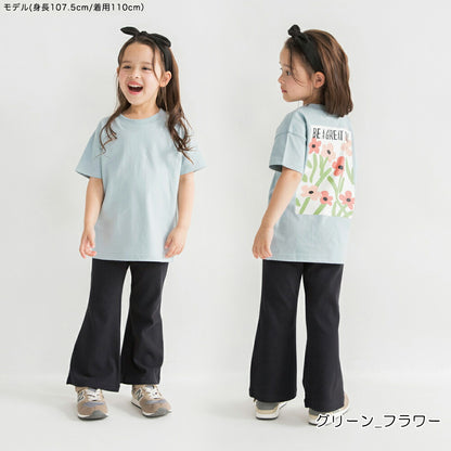 日本童裝 Branshes 印花短袖上衣 100-160cm 女童款 夏季 TOPS