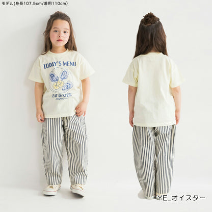 日本童裝 Branshes 印花短袖上衣 100-160cm 女童款 夏季 TOPS