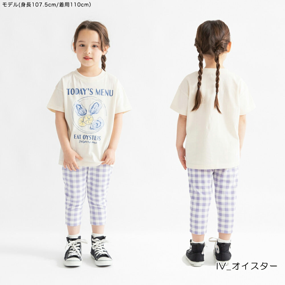 日本童裝 Branshes 印花短袖上衣 100-160cm 女童款 夏季 TOPS