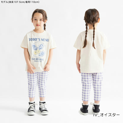 日本童裝 Branshes 印花短袖上衣 100-160cm 女童款 夏季 TOPS