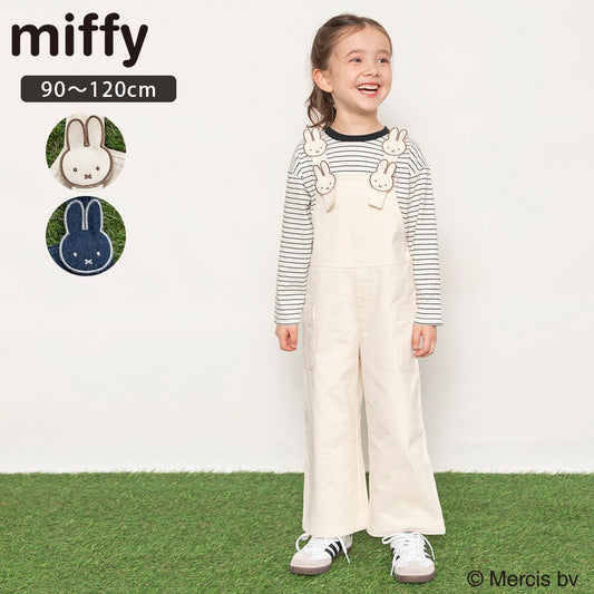 日本童裝 Branshes x miffy 背帶褲 90-120cm 女童款 夏季 Jumpsuit