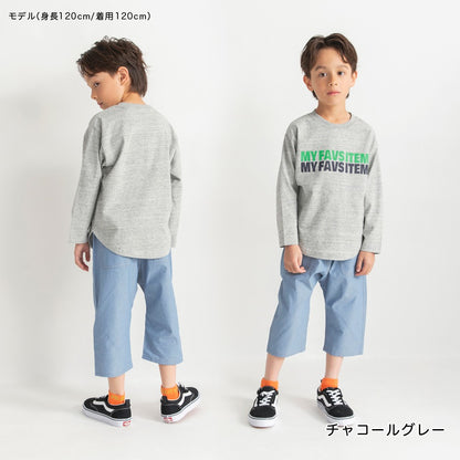 日本童裝 Branshes 印花長袖上衣 80-150cm 男童款 春季 TOPS