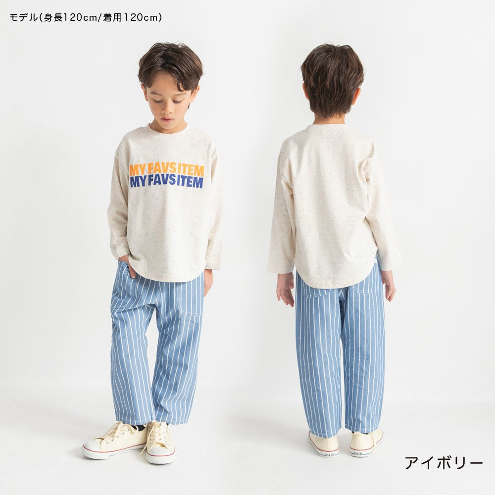日本童裝 Branshes 印花長袖上衣 80-150cm 男童款 春季 TOPS