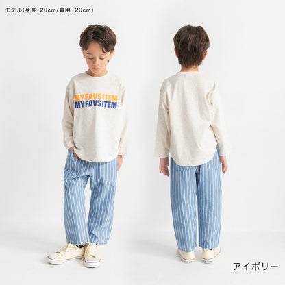 日本童裝 Branshes 印花長袖上衣 80-150cm 男童款 春季 TOPS