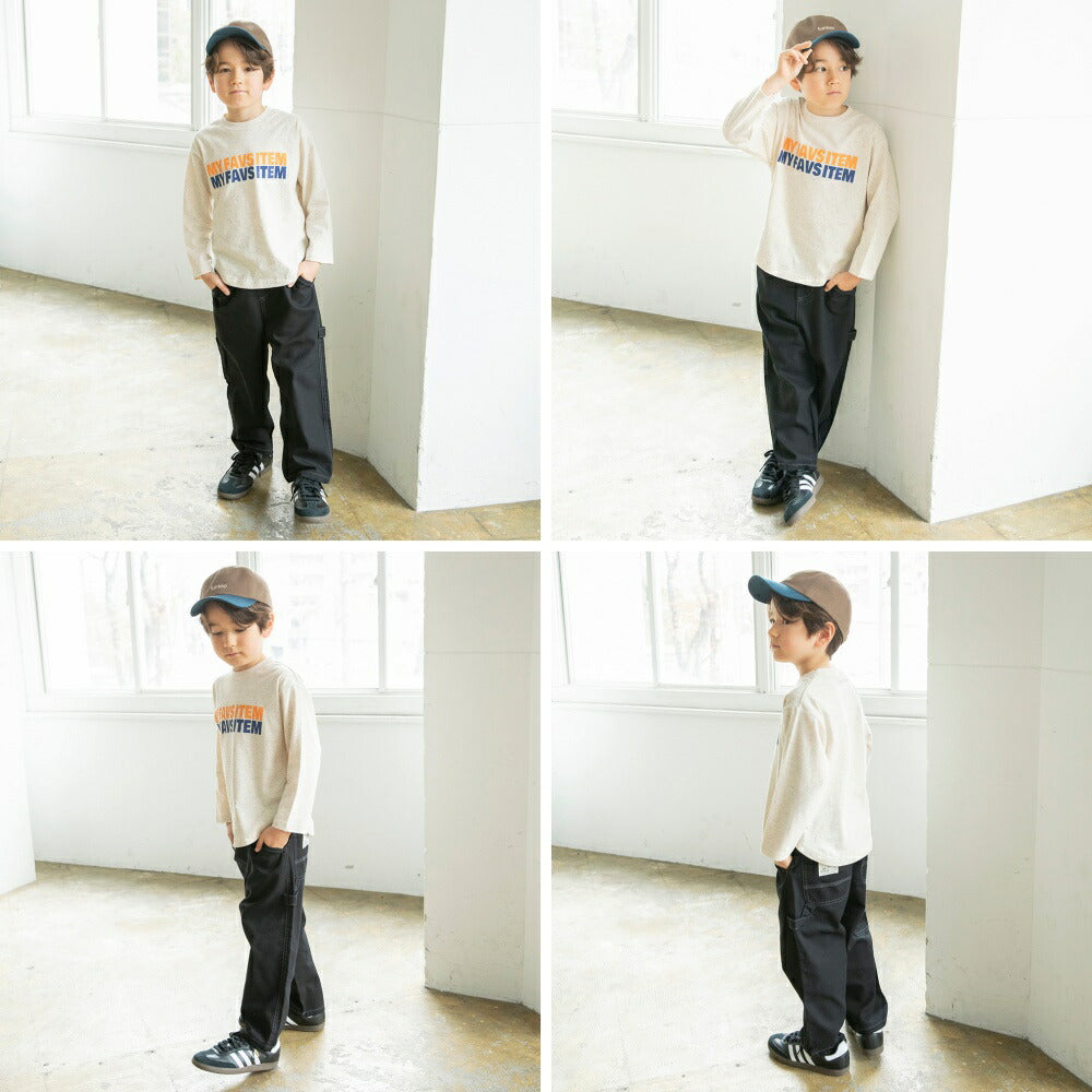日本童裝 Branshes 印花長袖上衣 80-150cm 男童款 春季 TOPS