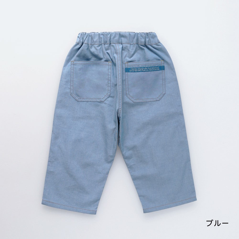 日本童裝 Branshes 及膝牛仔布褲 80-150cm 男童款 夏季 PANTS
