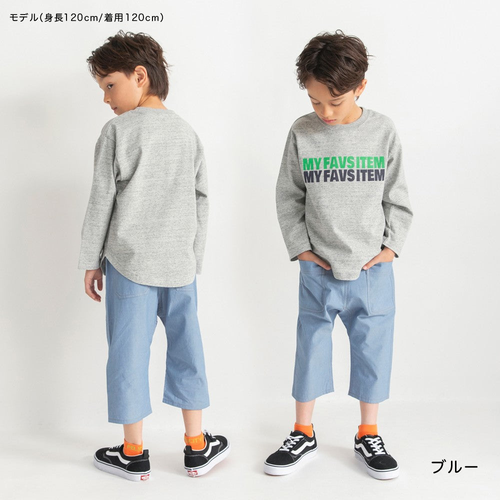日本童裝 Branshes 及膝牛仔布褲 80-150cm 男童款 夏季 PANTS
