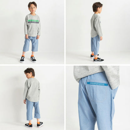 日本童裝 Branshes 及膝牛仔布褲 80-150cm 男童款 夏季 PANTS