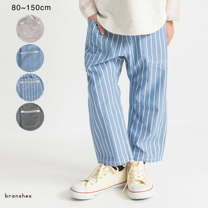 日本童裝 Branshes 清爽牛仔七分褲 80-150cm 男童款 夏季 PANTS