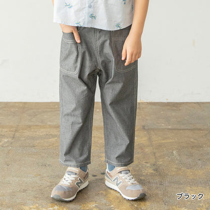 日本童裝 Branshes 清爽牛仔七分褲 80-150cm 男童款 夏季 PANTS