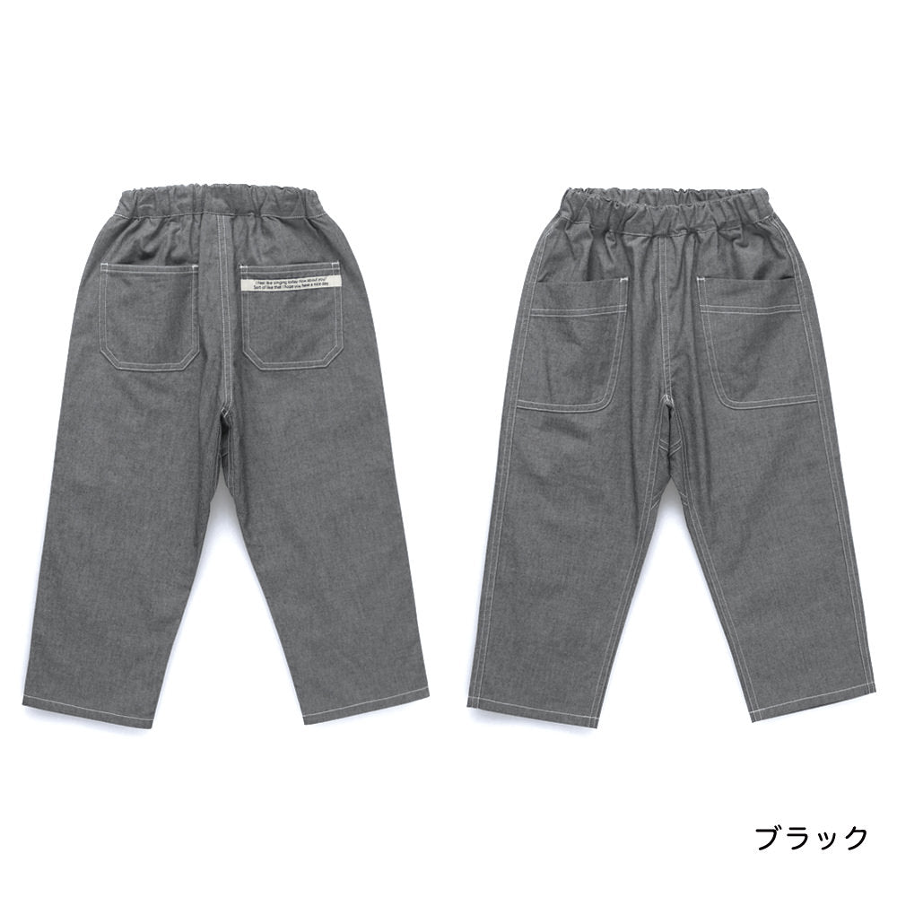 日本童裝 Branshes 清爽牛仔七分褲 80-150cm 男童款 夏季 PANTS