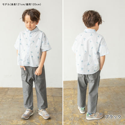 日本童裝 Branshes 清爽牛仔七分褲 80-150cm 男童款 夏季 PANTS