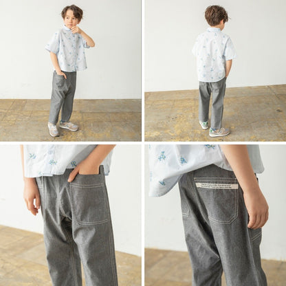 日本童裝 Branshes 清爽牛仔七分褲 80-150cm 男童款 夏季 PANTS