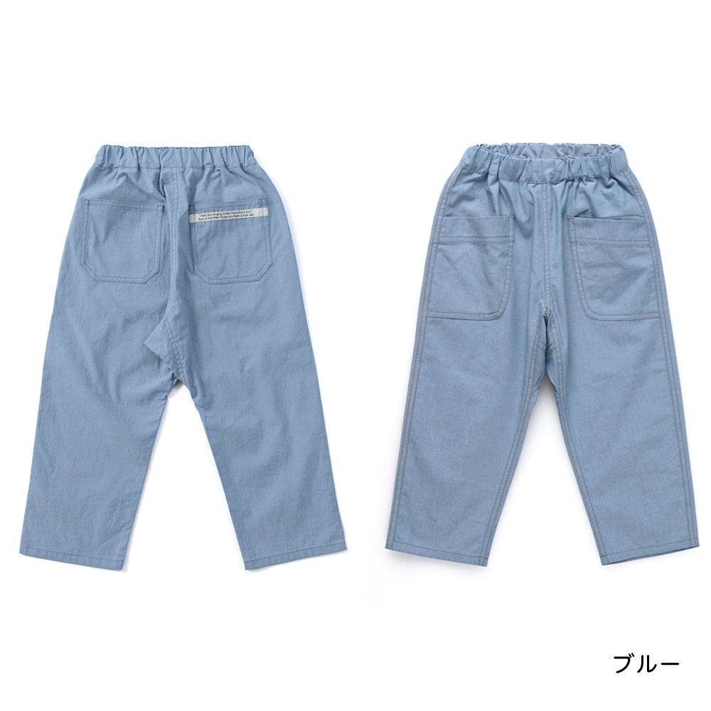 日本童裝 Branshes 清爽牛仔七分褲 80-150cm 男童款 夏季 PANTS