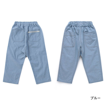 日本童裝 Branshes 清爽牛仔七分褲 80-150cm 男童款 夏季 PANTS