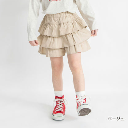 日本童裝 Branshes 荷葉邊裙式短褲 80-150cm 女童款 夏季 PANTS