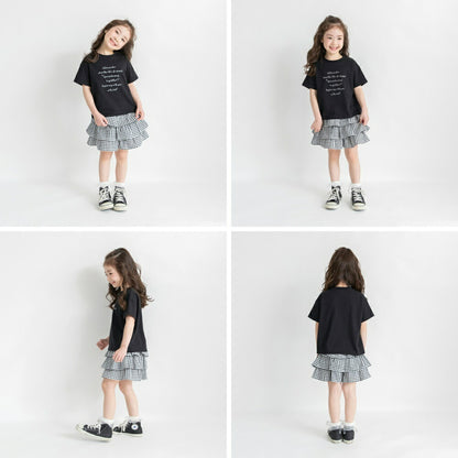 日本童裝 Branshes 印花短袖上衣 80-150cm 女童款 夏季 TOPS