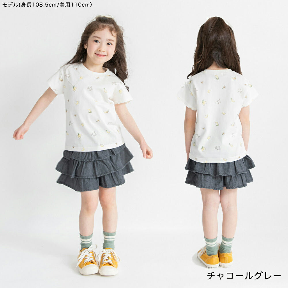 日本童裝 Branshes 荷葉邊裙式短褲 80-150cm 女童款 夏季 PANTS