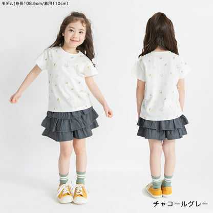 日本童裝 Branshes 荷葉邊裙式短褲 80-150cm 女童款 夏季 PANTS