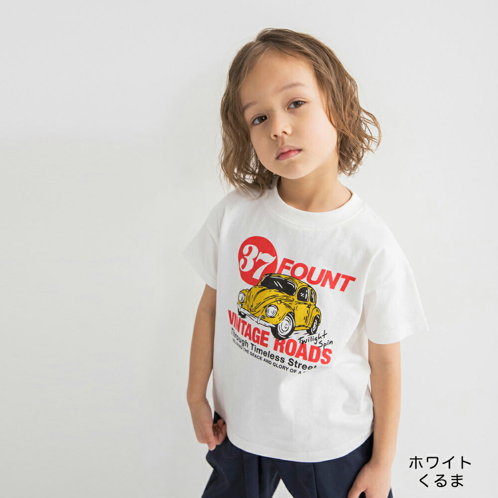 日本童裝 Branshes 印花短袖上衣 100-160cm 男童款 夏季 TOPS