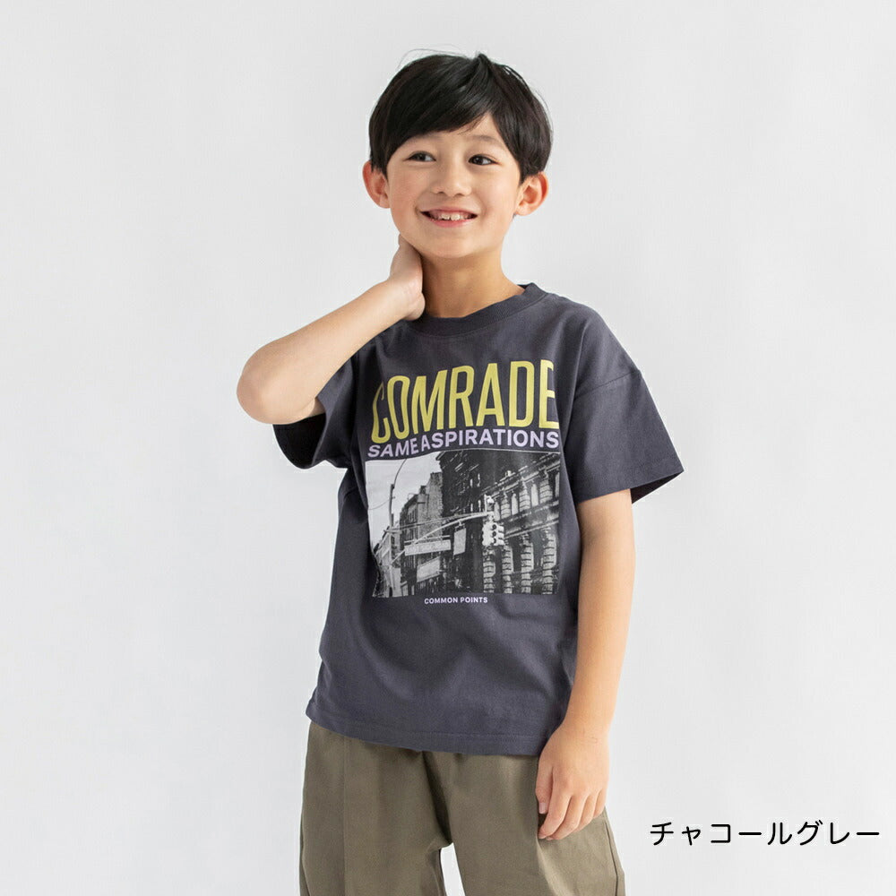 日本童裝 Branshes 印花短袖上衣 100-160cm 男童款 夏季 TOPS