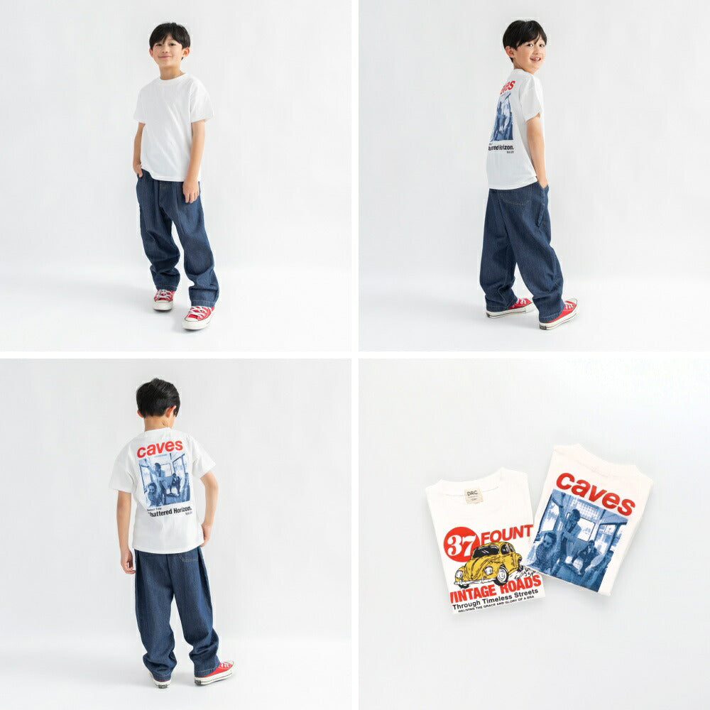 日本童裝 Branshes 印花短袖上衣 100-160cm 男童款 夏季 TOPS