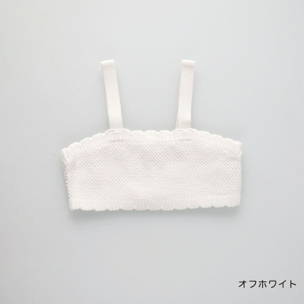 日本童裝 Branshes 針織吊帶胸衣 90-150cm 女童款 夏季 TOPS Flower