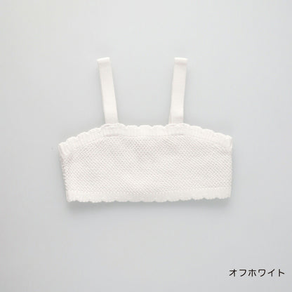 日本童裝 Branshes 針織吊帶胸衣 90-150cm 女童款 夏季 TOPS Flower