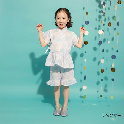 日本童裝 Branshes 甚平 日本和服 90-120cm 女童款 夏季 TOPS PANTS 日本夏祭慶典特輯